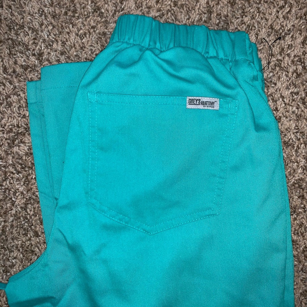 Grey's Anatomy Drawstring Scrub Pant XSP Jade